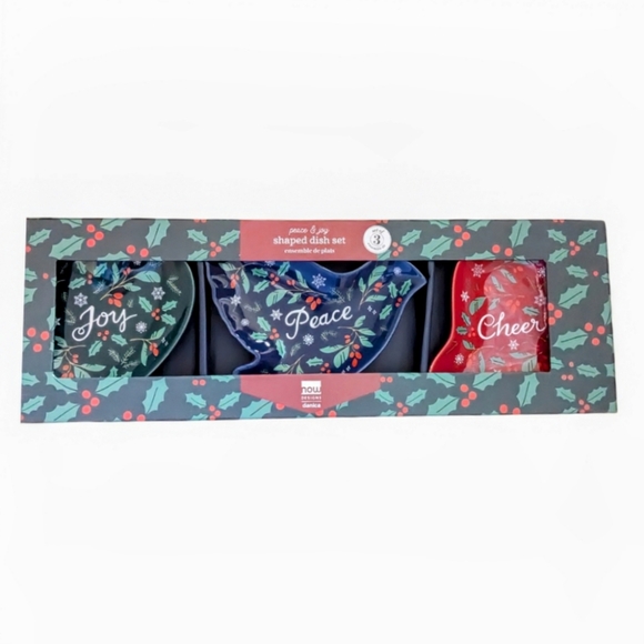 NEW Holiday Shaped Ceramic Serveware - Picture 1 of 7